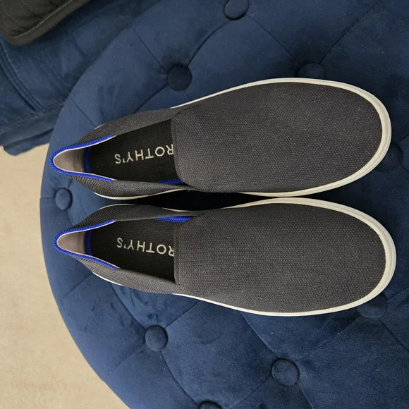 Rothy's The Original Slip On Sneaker, Black Womens Size 8.5 NEW - Picture 3 of 6